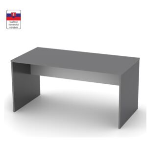 TEMPO KONDELA Rioma Typ 16 písací stôl grafit / biela