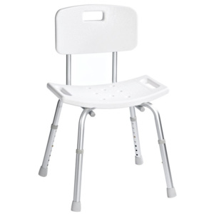Ridder A00602101 stolička s operadlom, nastaviteľná výška, biela