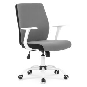 HALMAR Combo kancelárska stolička s podrúčkami sivá / čierna