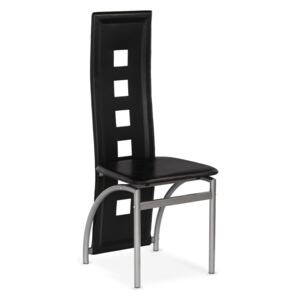 HALMAR K4 M jedálenská stolička čierna / sivá