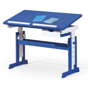 HALMAR Paco detský písací stôl modrá / biela