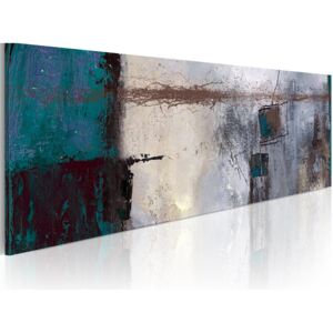 Obraz - Turquoise accents 120x40