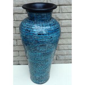 Váza modrá svetlá 60 cm - PREDANÁ