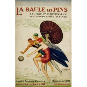 Reprodukcia, Obraz - French advertisement by Leonetto Cappiello for the societe Generale fonciere of La Baule les Pins, France, 30's, Cappiello, Leonetto