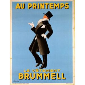 Reprodukcia, Obraz - Poster advertising 'Brummel' clothing for men at 'Printemps' department store, 1936, Cappiello, Leonetto