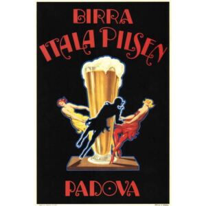 Reprodukcia, Obraz - Birra Itala Pilsen, Cappiello, Leonetto
