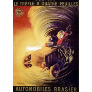 Reprodukcia, Obraz - Advertisement by Leonetto Cappiello for the Brasier cars in France around 1900, Cappiello, Leonetto