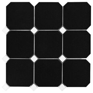 DUNIN - GRANITE BLACK OCTAGON 100 (30,5 x 30,5cm/1ks)