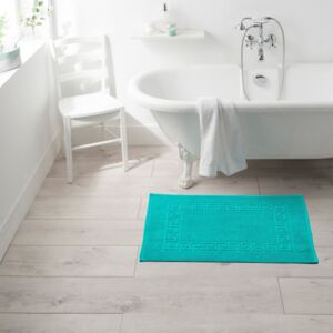 Blancheporte Kúpeľňová predložka, Grécky vzor smaragdová 60x100cm