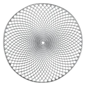 Zeller okrúhle prestieranie "Mandala" strieborné 26914