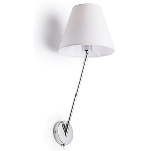 Rendl SILENCE | nástenná biela lampa s tienidlom