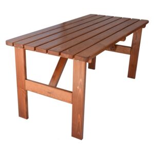 Záhradný stôl VIKING hnedá 150x70 cm