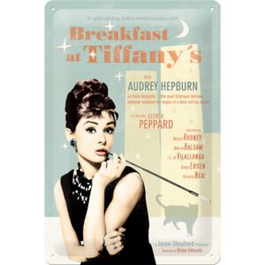 Nostalgic Art Plechová ceduľa: Breakfast at Tiffanys - 20x30 cm