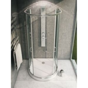 Sprchovací kút MAXMAX Rea ROMANCE 100x90 cm s vaničkou