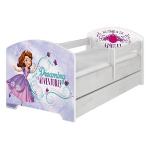 MAXMAX Detská posteľ Disney - SOFIE PRVÁ II 140x70 cm