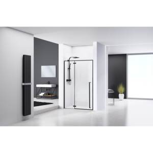 MAXMAX Sprchové dvere FARGO BLACK 100 cm