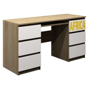 MAXMAX Písací stôl - AFRICA TYP B