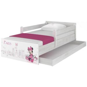 SKLADOM: Detská posteľ MAX bez šuplíku Disney - MINNIE PARIS 180x90 cm