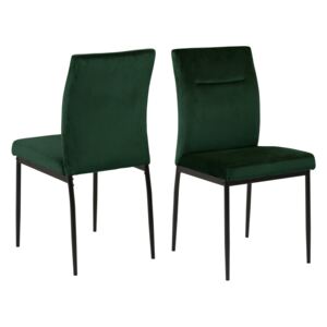 Dizajnová stolička Kassandra tmavozelená