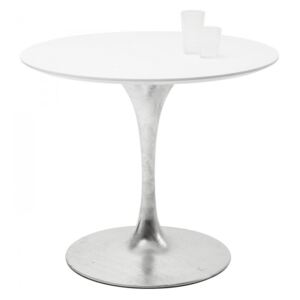 KARE DESIGN Stôl Invitation Set White Ø 90 cm – zinek