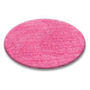 Kusový koberec Shaggy Roy ružový kruh, Velikosti 120cm