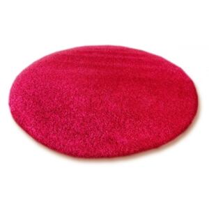 Kusový koberec Shaggy Roy červený 2 kruh, Velikosti 133cm