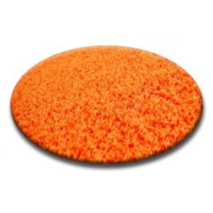 Kusový koberec Shaggy Roy oranžový kruh, Velikosti 120cm