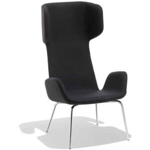 LIGHT PE dizajnová stolička s podrúčkami