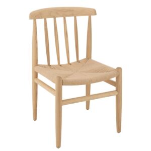 Prírodné drevená stolička Scandinavian - 45 * 45 * 79cm