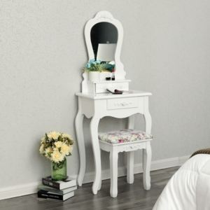 Toaletný stolík so zrkadlom Songmics Clotilde