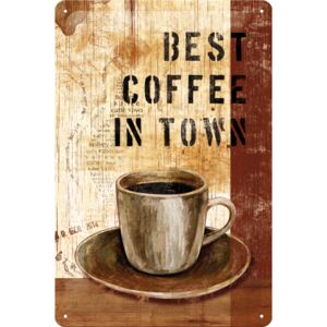 Nostalgic Art Plechová ceduľa: Best Coffee in Town - 20x30 cm