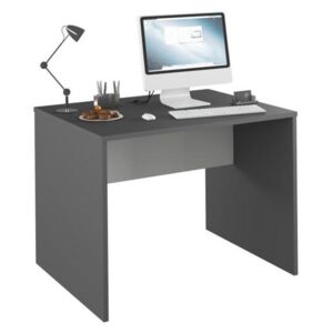 PC stôl, grafit/biela, RIOMA TYP 12