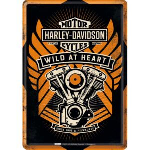 Nostalgic Art Plechová pohľadnice - Harley-Davidson Wild at Heart