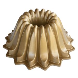 Nordic Ware Forma na bábovku Lotus, zlatá