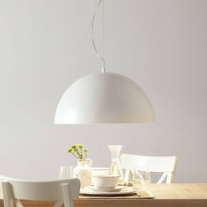 Lucande Maleo závesná lampa 53cm biela