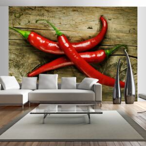 Fototapeta - Spicy chili peppers 350x270 cm