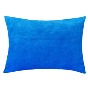 XPOSE ® Povlak na polštář mikroplyš - modrá 50x70 cm