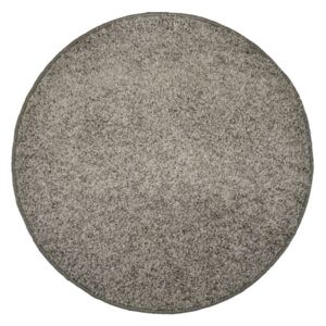 Vopi koberce akcia: 50x50 cm Kusový guľatý koberec Color Shaggy šedý - 50x50 kruh cm