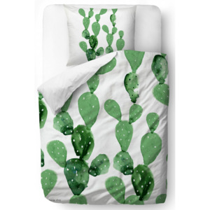 Home posteľné obliečky na jednolôžko Butter Kings Cactus Watercolour 140x200cm