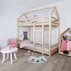 Detská poschodová posteľ FREYA borovice