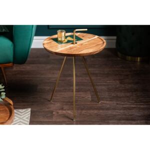 Zlatý konferenčný stolík Simply Clever 41cm