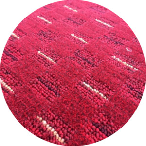 Vopi koberce Kusový koberec Valencia červená guľatý - 100x100 kruh