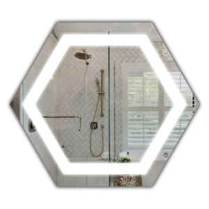 Lustro LED Hexagon H LED (50x58)