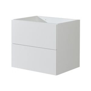 Mereo Aira desk, kúpeľňová skrinka, biela, 2 zásuvky, 610x530x460 mm