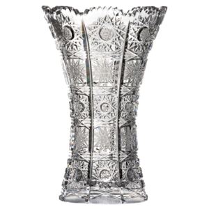 Krištáľová váza 500PK, farba číry krištáľ, výška 180 mm