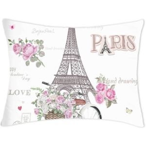 XPOSE® 3D obliečka na vankúš PARIS LOVE 70x90 cm