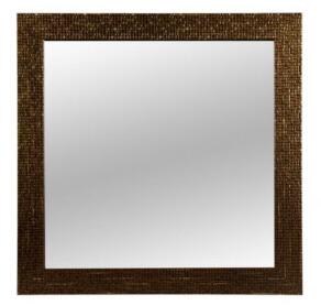 Zrkadlo GLAMOUR/TH Hnedá 40x40 cm