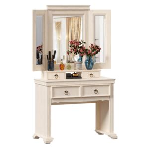 Toaletný stolík so zrkadlom Annie - dub provence