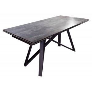 Atlas jedálenský stôl čierny 180 – 220 – 260 cm