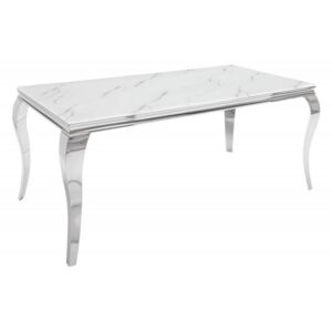 Modern Barock jedálenský stôl biely 180 cm